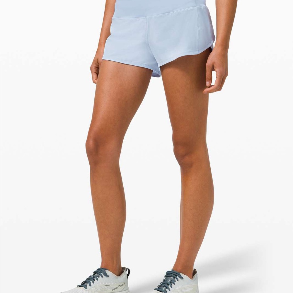 Lululemon speed up Sky Blue Shorts size 14